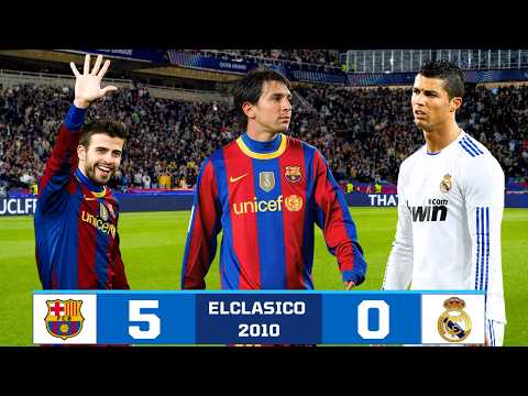 The Day Lionel Messi Absolutely HUMILIATED Cristiano Ronaldo & Real Madrid