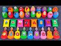 Numberblocks Mixing ASMR 💫 Look Fun Slime Clay in Bear Colorful! Satisfying ASMR Video