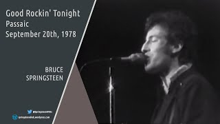 Bruce Springsteen | Good Rockin' Tonight - Passaic - 20/09/1978 chords