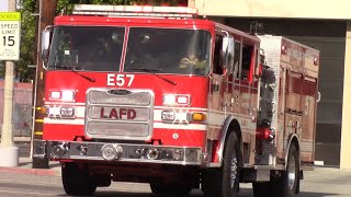 LAFD Engine 57 responding
