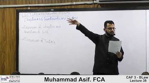 Caf 3 | Sir Asif Lecture  38