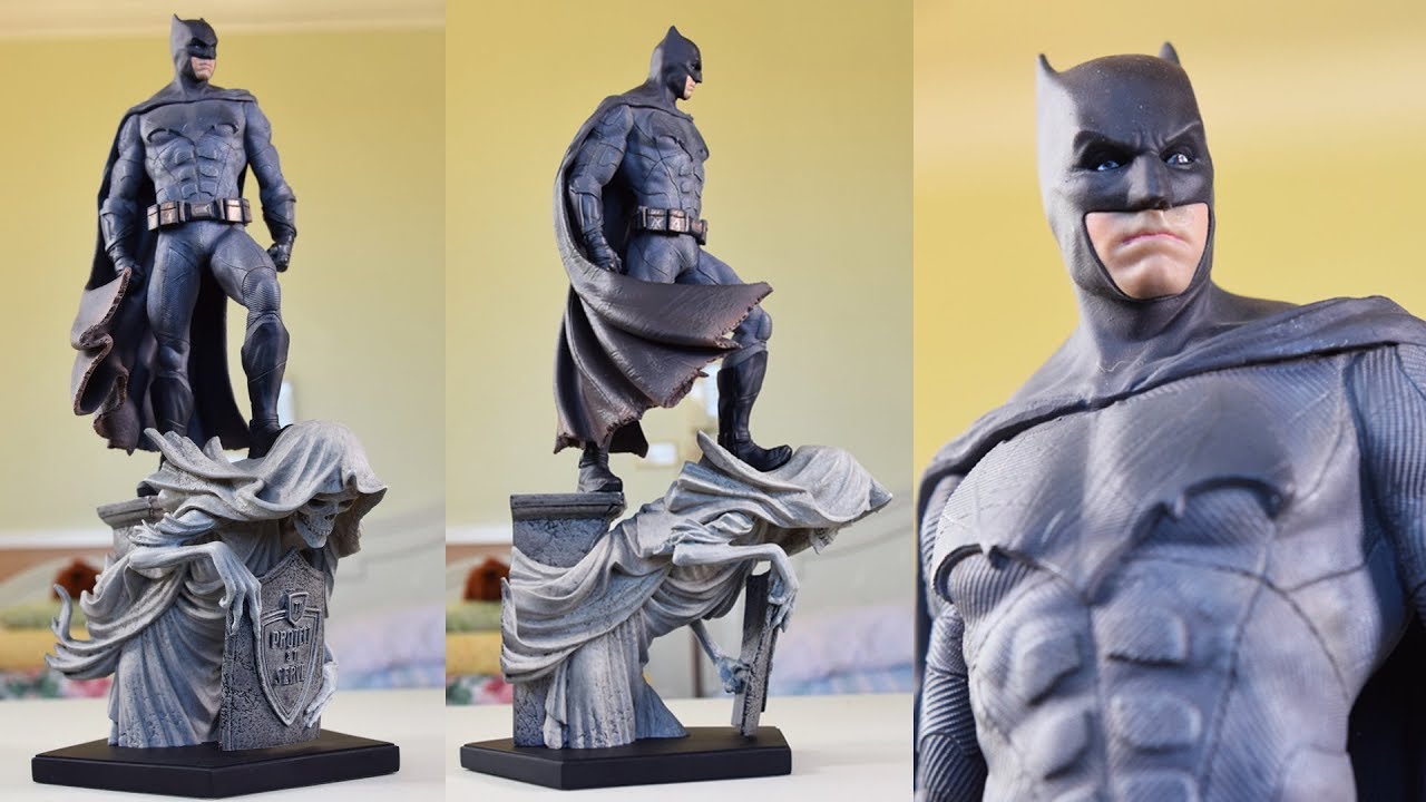 Iron Studios Justice League Batman 1/10 Deluxe Statue Unboxing and Review!  - YouTube