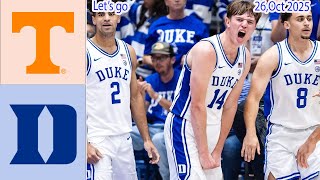 Duke Vs Tennessee Full Game Highlights College Basketball 2025 Ncaa Basketball 2025