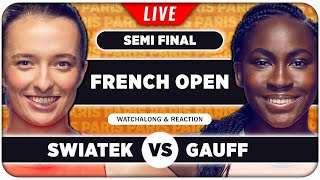 SWIATEK vs GAUFF • French Open 2024 SF • LIVE Tennis Play-by-Play Stream