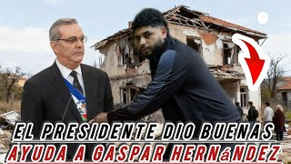 EL PRESIDENTE SE TIRÓ EN GASPAR HERNÁNDEZ AYUDAR A LAS PERSONAS AFECTADA POR FUERTE INUNDACIÓN…