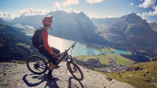 The best MTB trail in the World! Corvatsch ENDURO Trail in St. Moritz (part 1)