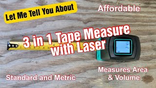 2-in-1 Laser Tape Measure Review 🔥 Niefarg Digital Laser + 16Ft Tape screenshot 4