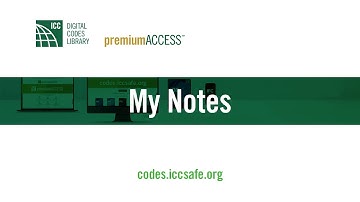 ICC Digital Codes Library Webinar: Session 2: Free Access, Bookmarks, Notes and Reports