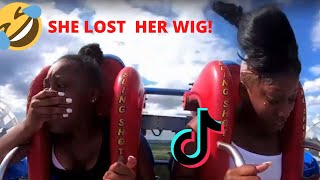 Funny Slingshot ride Compilations. Tiktok