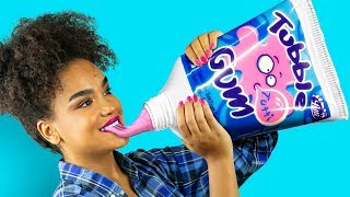 DIY Giant Candy vs Miniature Candy / Funny Pranks! screenshot 5