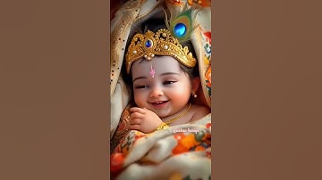 Hu ru ru krishn kanhaiya ।। कृष्ण कनिया little krishna shorts #littlekrishna #krishnastatus #shorts