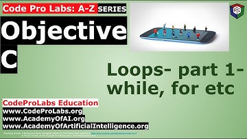 Objective C - Loops- part 1- while, for etc