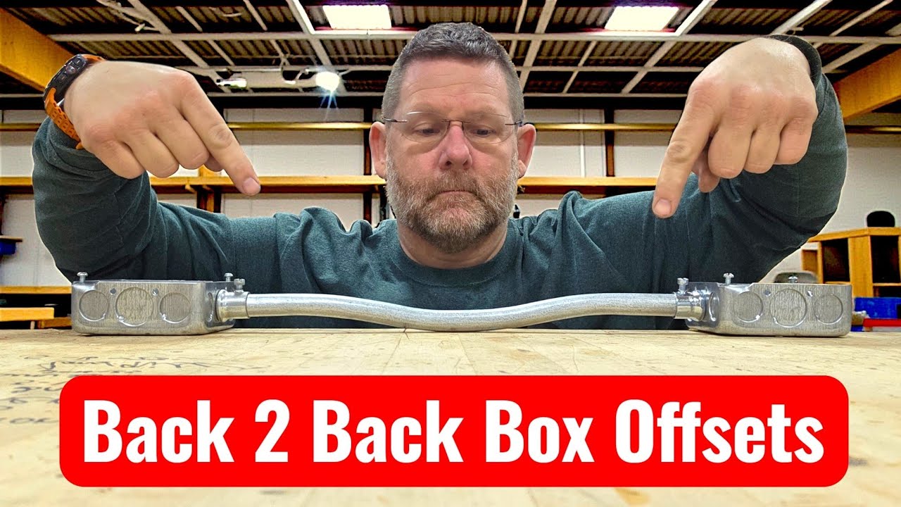How to Bend Back-to-Back Conduit Box Offsets (Step-by-Step) - YouTube