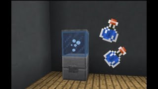 Making a water tank in Minecraft