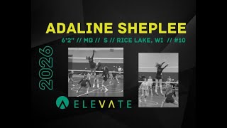 Adaline Sheplee 2026 Volleyball Game Highlight