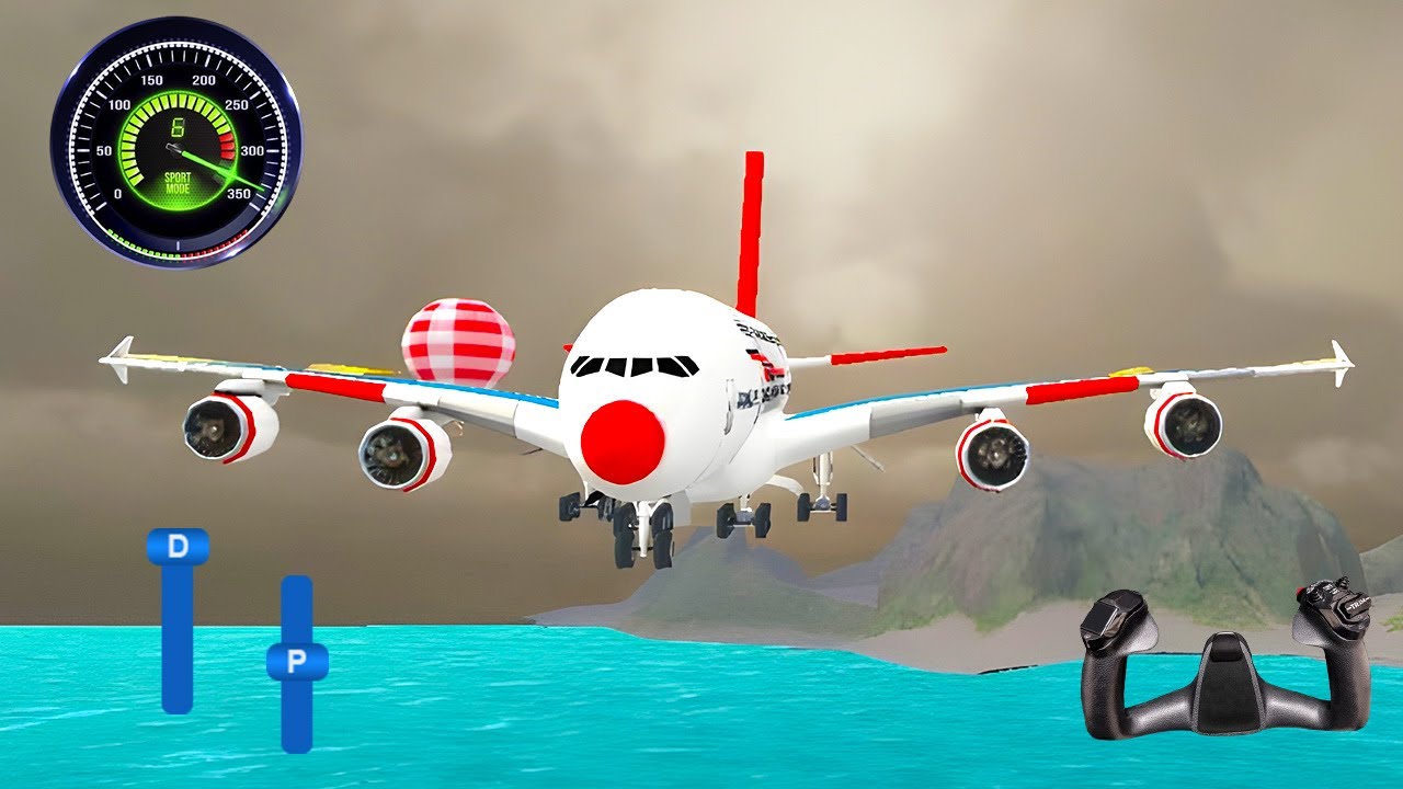 New Flight Simulator Air plan Simulator Driving Game | Android Simulation High Fly Gameplay