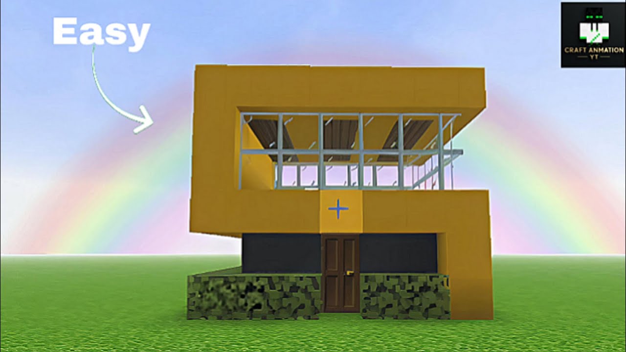 How to build a modern house in Minecraft - YouTube