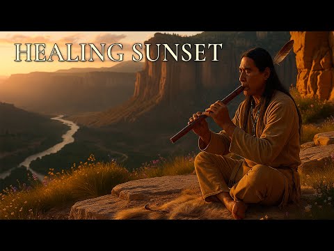 Healing Sunset - Peaceful Native Flute Music 432 hz for Deep Healing and Zen Relaxation