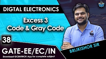Lec 38 Excess 3 Code & Gray Code #digitalelectronics #gate