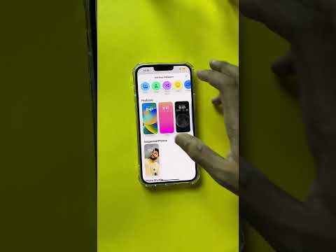 iOS 16 automate wallpaper 🤯 #shorts