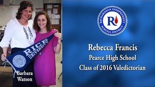 Pearce HS Class of 2016 Valedictorian and Salutatorian