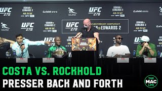 Paulo Costa to Luke Rockhold: 'F*** this old man' | UFC 278 Press Conference Highlights