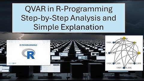 QVAR Dynamic Connectedness Model Using R