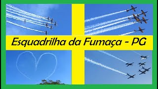 Show Aéreo da Esquadrilha da Fumaça em Ponta Grossa 20/04/2024
