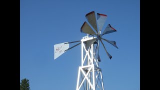 DIY  HOMEMADE WINDMILL.  WATER PUMPINGNOT DECORATIVE.