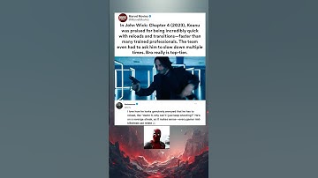 In John Wick: (2023), Keanu was praised for being quick at gun reloading than many military trained.