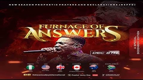 FURNACE OF ANSWERS [DAY 1] || NSPPD || 8TH DECEMBER 2025
