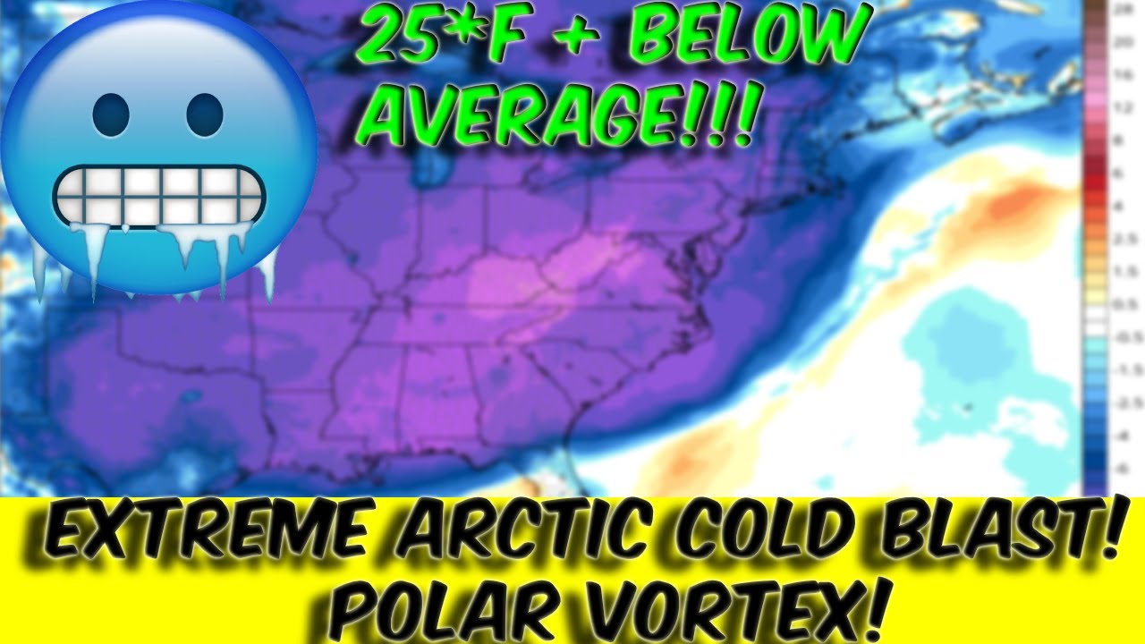 Polar Vortex Set To Bring Record Cold Temperatures!!! - YouTube
