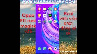 Root Oppo F11 - F11 Pro with magisk V25.2 |  CPH1911 Unlock Bootloader