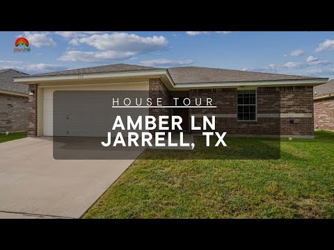 224 Amber Ln, Jarrell, TX home video tour