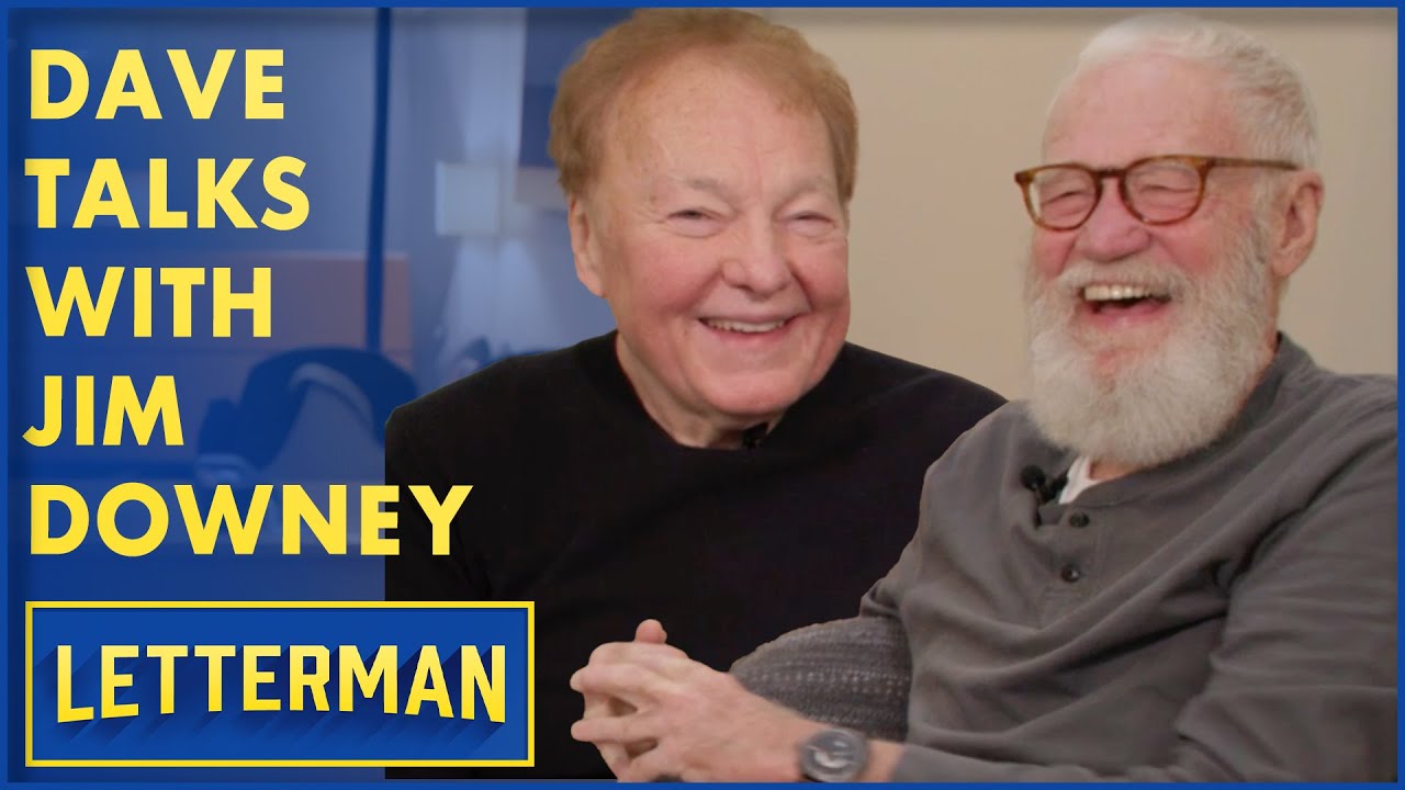 Дэйв беседует с легендой ночного шоу Джимом Дауни | Дэвид Леттерман