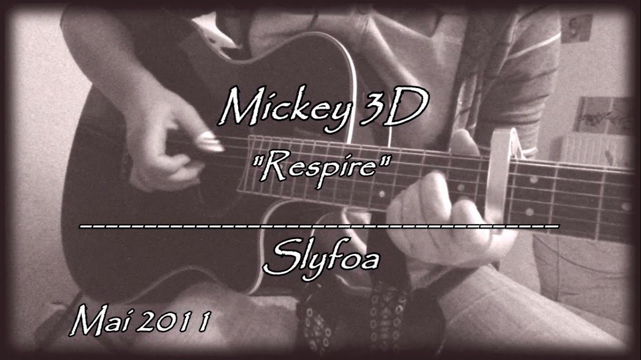 partition guitare respire mickey 3d