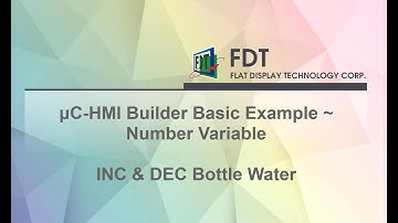 [uC-HMI]Sample 1：INC & DEC Bottle Water