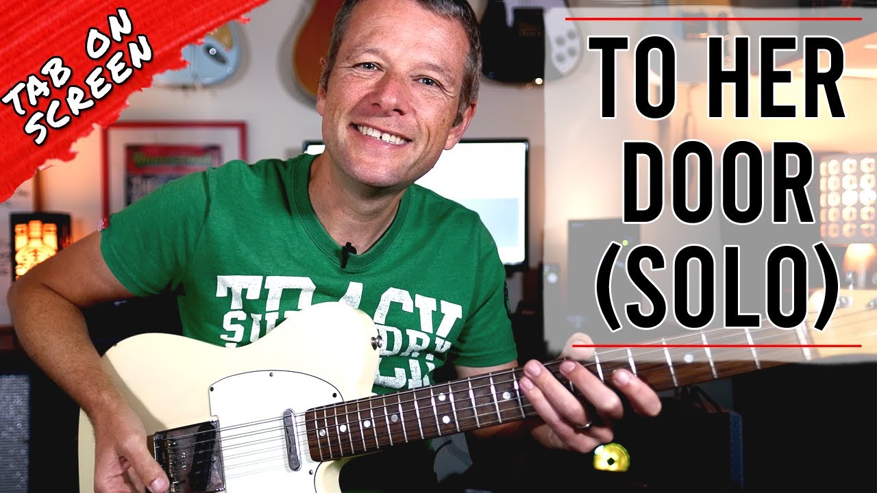 To Her Door Guitar Solo Lesson Paul Kelly YouTube