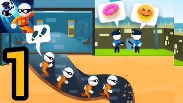 Prison Dig: Escape From Jail Gameplay Walkthrough Part 1 - Android & ios Gameplay - L Game Channel