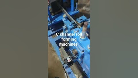 C channel roll forming machine #rollforming #metalforming #rollingshutter #rollformingmachine