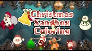 Christmas Sandbox Number Coloring Fun Art - How To Draw and Paint Xmas Tree For Kids screenshot 3
