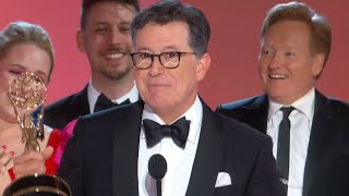 Why Conan O’Brien CRASHED Stephen Colbert’s Emmy Speech