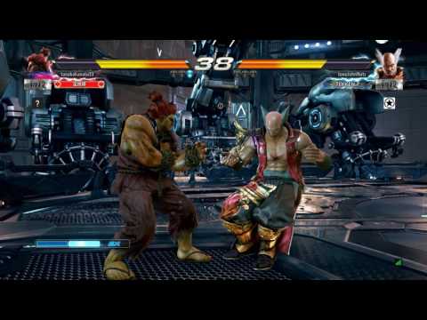【鉄拳７】豪鬼VS平八【豪鬼の強さがすぐ理解できる動画】
