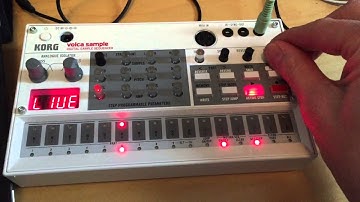 VividTracker + Korg Volca Sample demo
