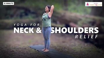 18 Min Yoga for Neck and Shoulder Relief 2021 | Indian yoga girl