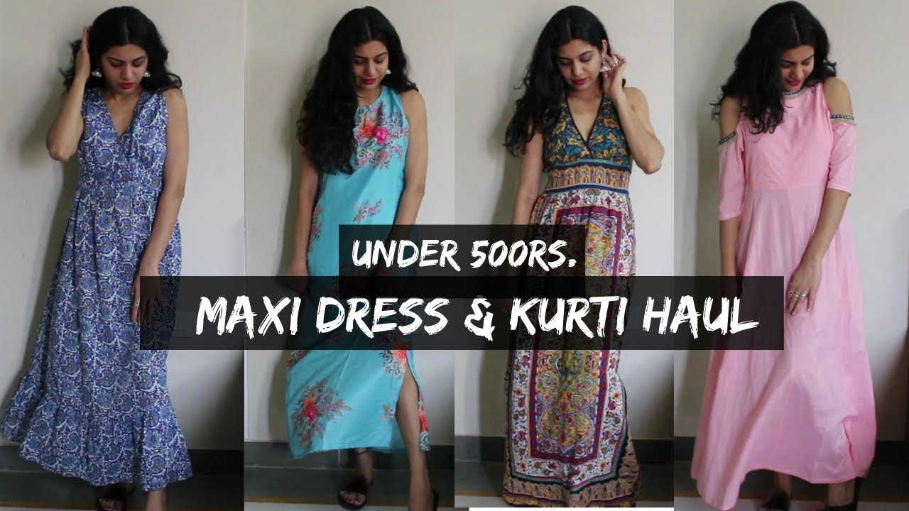 maxi dress under 500 rs