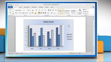 How to add data labels to a Column (Vertical Bar) Graph in Word 2010