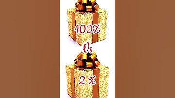 100% Vs 2% chọn thôi nào  #dautay #subscribe