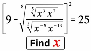 Can You Solve This Mind-Blowing Exponents & Surds Problem | Find x