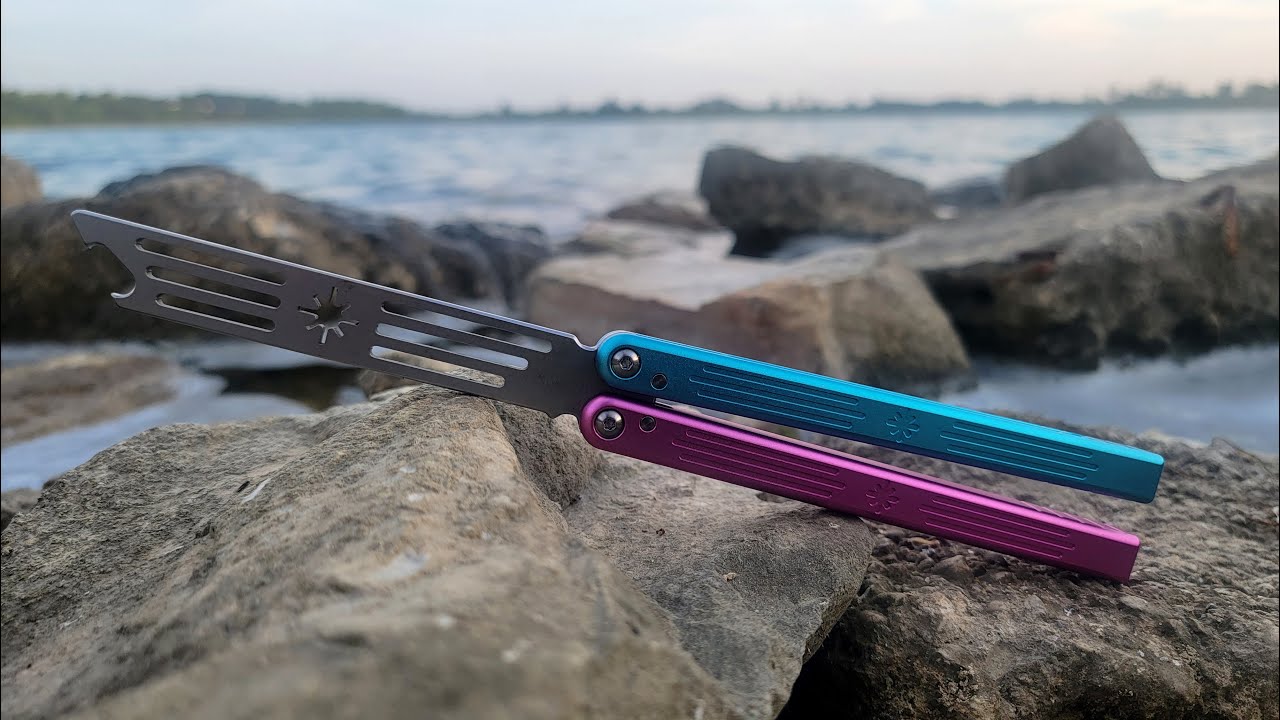 65 Amazon Butterfly Knife Trainer Unboxing and review. MARCOLO C116